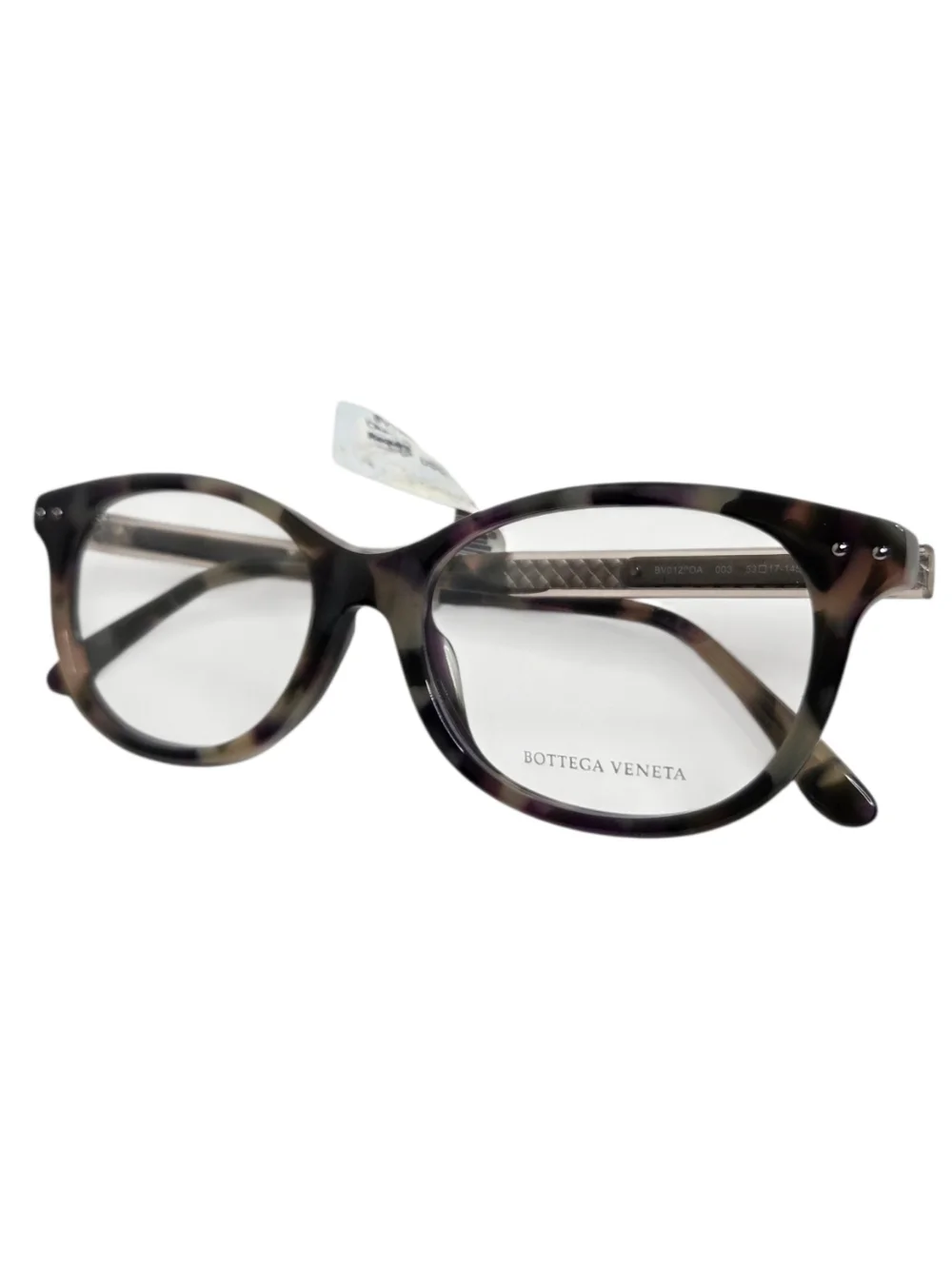 Bottega Veneta Tortoise Shell Round Optical EyeGlasses